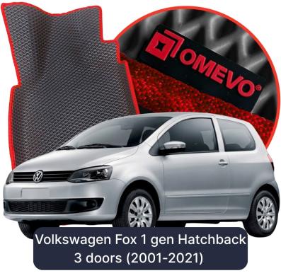 EVA Autoteppiche OMEVO für Volkswagen Fox 1 gen Kompakt 3 Türer (2001-2021)