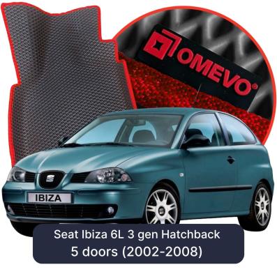 EVA Autoteppiche OMEVO für Seat Ibiza 6L 3 gen Kompakt 5 Türer (2002-2008)