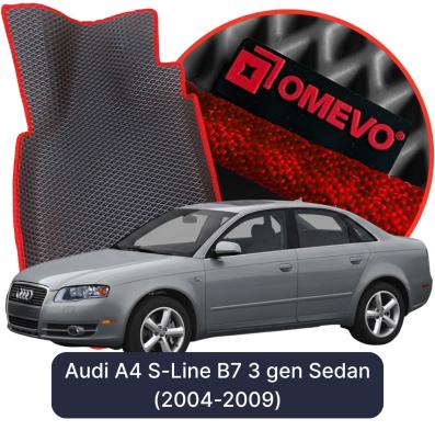 EVA Autoteppiche OMEVO für Audi A4 S-Line B7 3 gen Limousine (2004-2009)