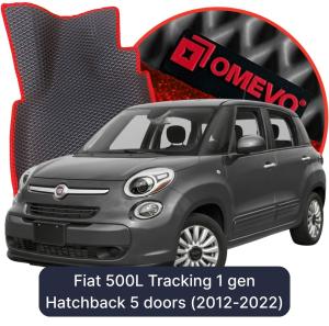 OMEVO 5D Pro EVA Fußmatten für Fiat 500L Tracking 1 gen Kompakt 5 Türer (2012-2022)