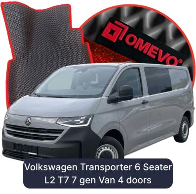 EVA Autoteppiche OMEVO für Volkswagen Transporter 6-Sitzer L2 T7 7 gen Kastenwagen 4 Türer (2024-2026)