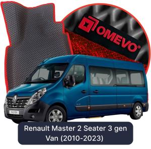 OMEVO 5D Pro EVA Fußmatten für Renault Master 2-Sitzer 3 gen Van (2010-2023)