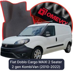 OMEVO 5D Pro EVA Fußmatten für Fiat Doblo Cargo MAXI 2-Sitzer 2 gen Kombi/Van (2010-2022)