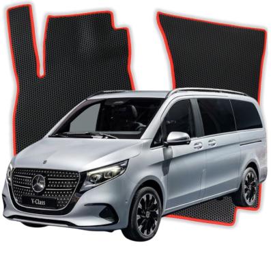 EVA Autoteppiche OMEVO für Mercedes-Benz V klasa Langversion 7-Sitzer 300D 4 gen Van 5 Türer (2023-2026)