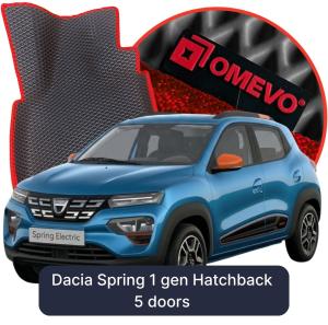 OMEVO 5D Pro EVA Fußmatten für Dacia Spring 1. gen Hatchback 5 Türen (2021-2025)