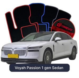 OMEVO Velours-Autofußmatten für Voyah Passion 1 gen Limousine (2024-2026)