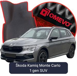 OMEVO 5D Pro EVA Fußmatten für Škoda Kamiq Monte Carlo 1 gen SUV (2019-2026)