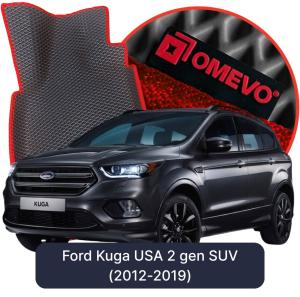 OMEVO 5D Pro EVA Fußmatten für Ford Kuga USA 2 gen SUV (2012-2019)