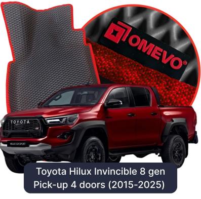EVA Autoteppiche OMEVO für Toyota Hilux Invincible 8 gen Pick-up 4 Türer (2015-2025)