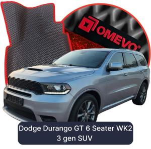 OMEVO 5D Pro EVA Fußmatten für Dodge Durango GT 6-Sitzer WK2 3 gen SUV (2010-2026)
