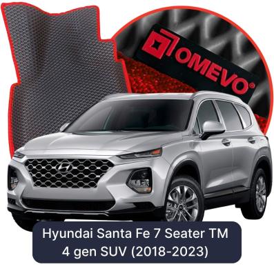 EVA Autoteppiche OMEVO für Hyundai Santa Fe 7-Sitzer TM 4 gen SUV (2018-2023)