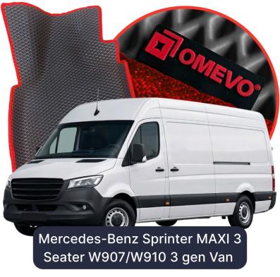 EVA Autoteppiche OMEVO für Mercedes-Benz Sprinter MAXI 3-Sitzer W907/W910 3 gen Kastenwagen (2018-2026)