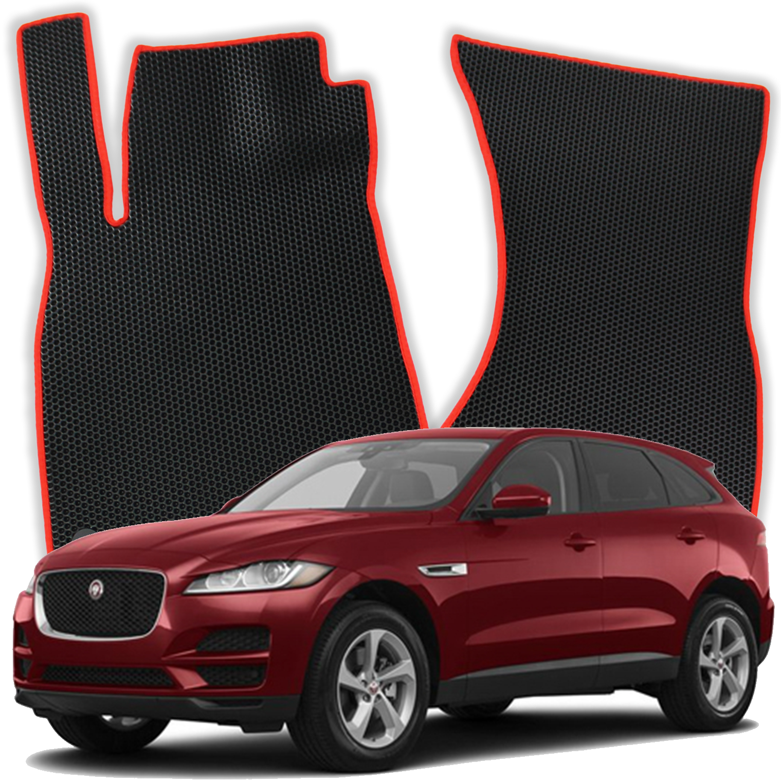 OMEVO EVA Fußmatten für Jaguar F-Pace R-Sport X761 1 gen SUV (2016-2024)