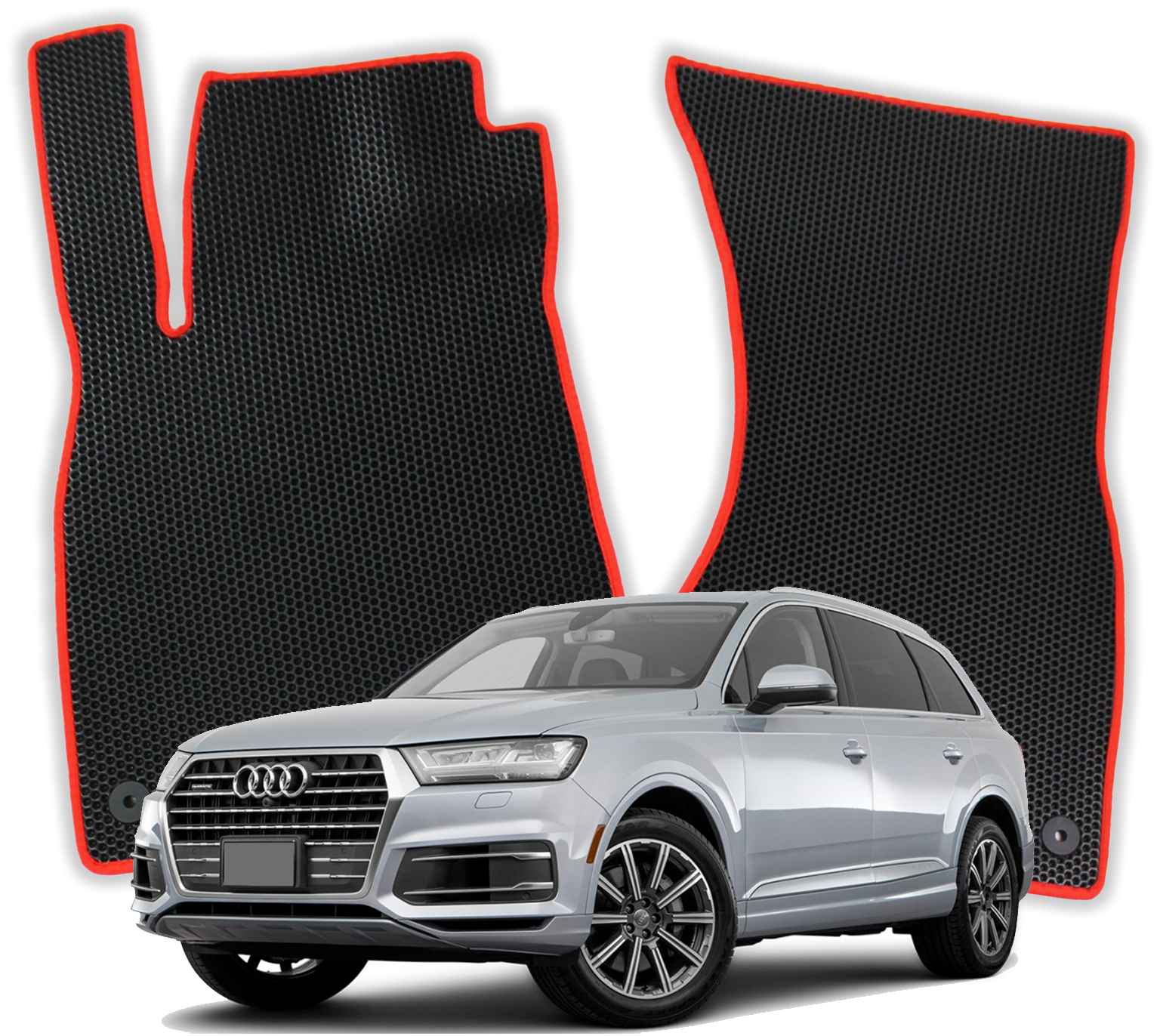 OMEVO EVA Fußmatten für Audi Q7 7-Sitzer 4M 2 gen SUV (2015-2025)