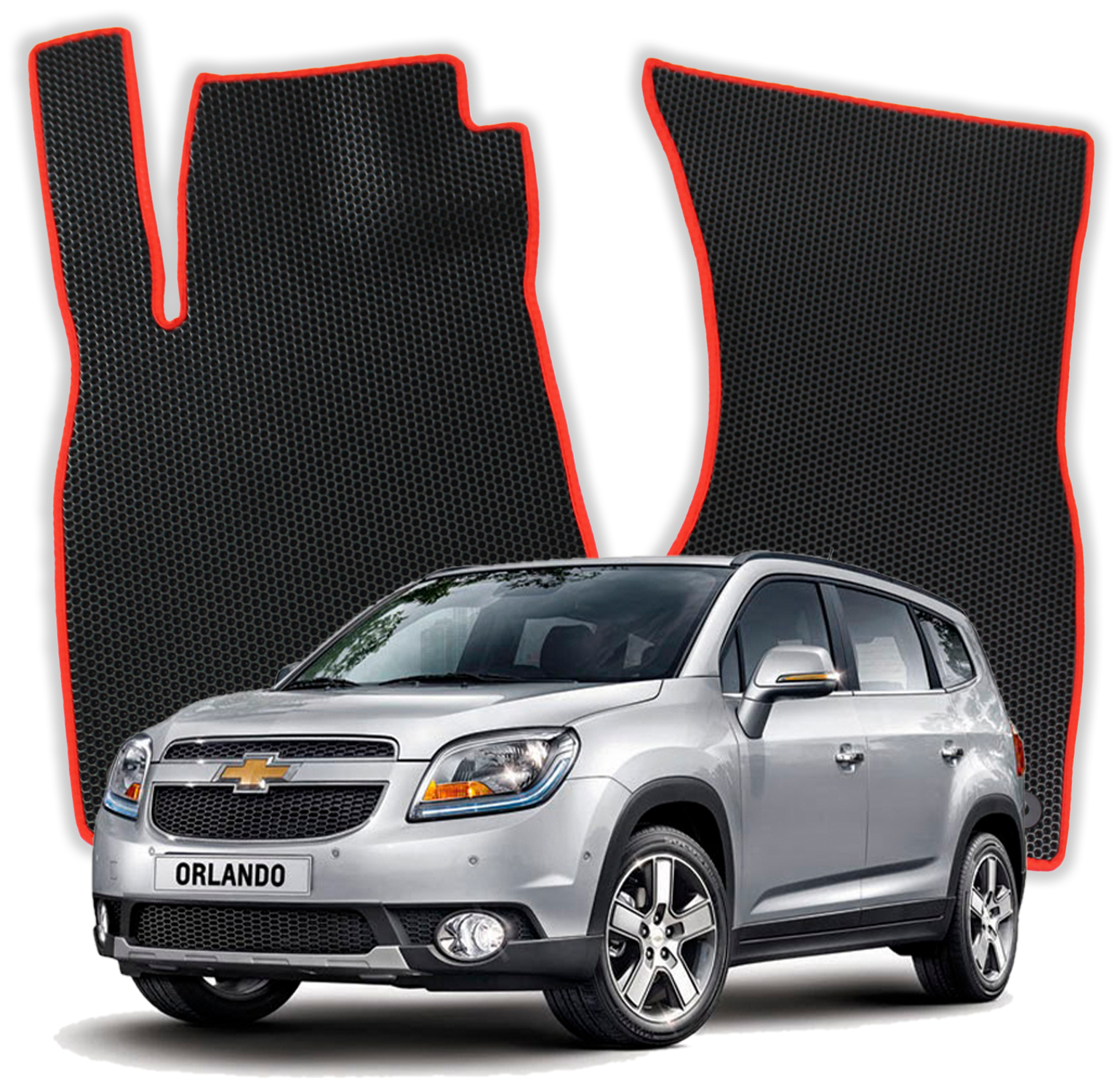 OMEVO EVA Fußmatten für Chevrolet Orlando 7-Sitzer 1 gen SUV (2010-2018)
