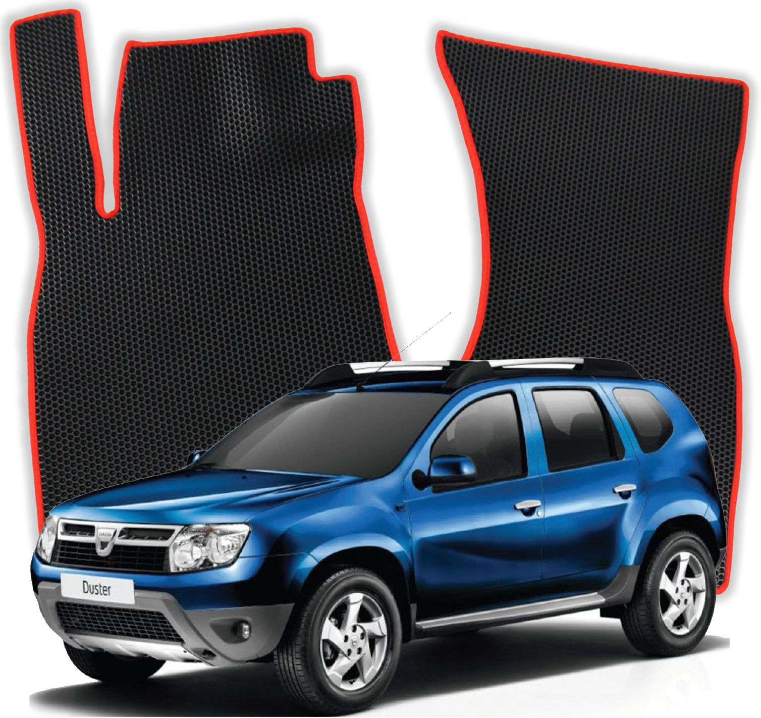 OMEVO EVA Fußmatten für Dacia Duster HS 1 gen SUV (2010-2017)