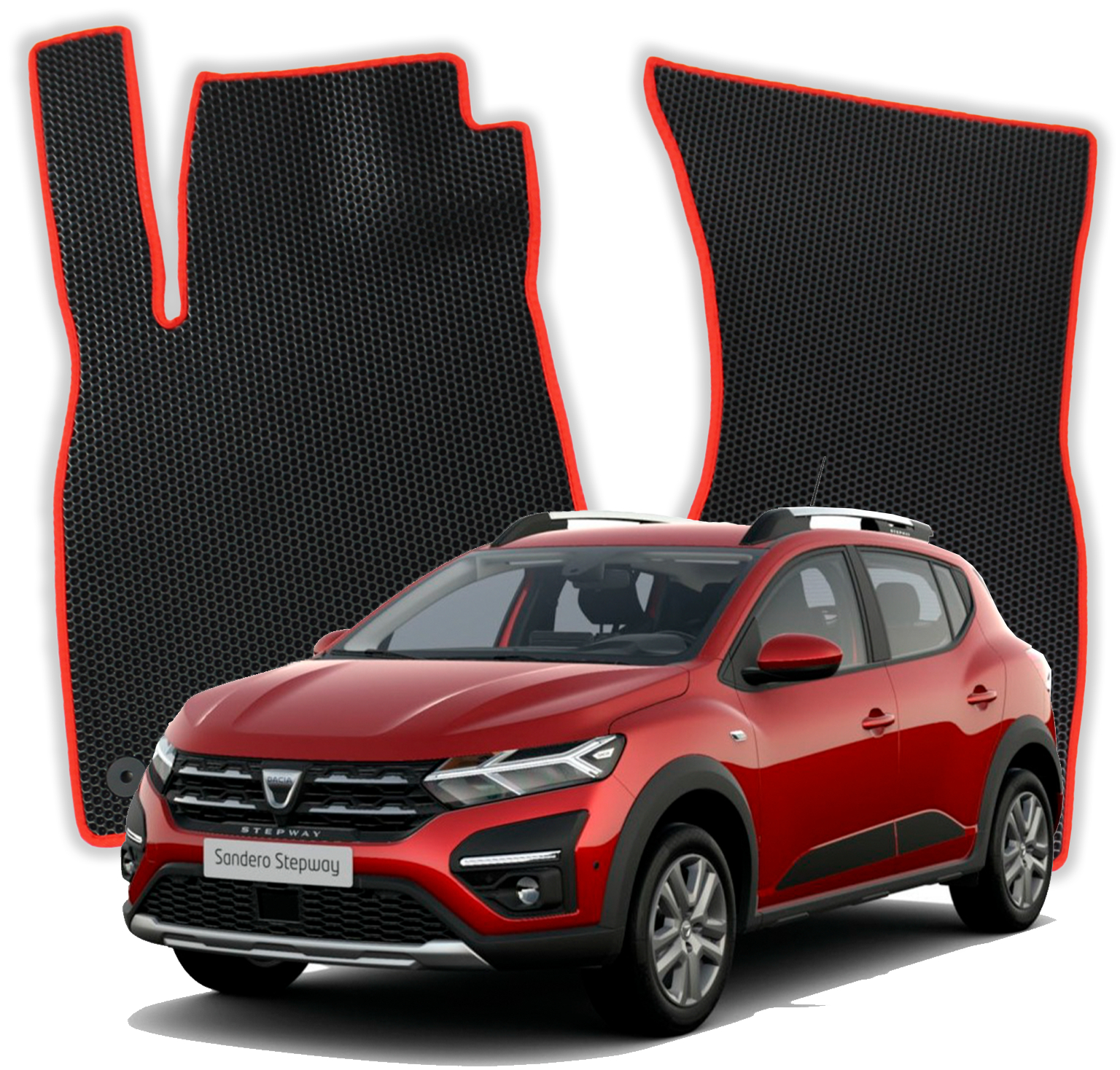 OMEVO EVA Fußmatten für Dacia Sandero Stepway 3 gen Kompakt 5 Türer (2020-2025)