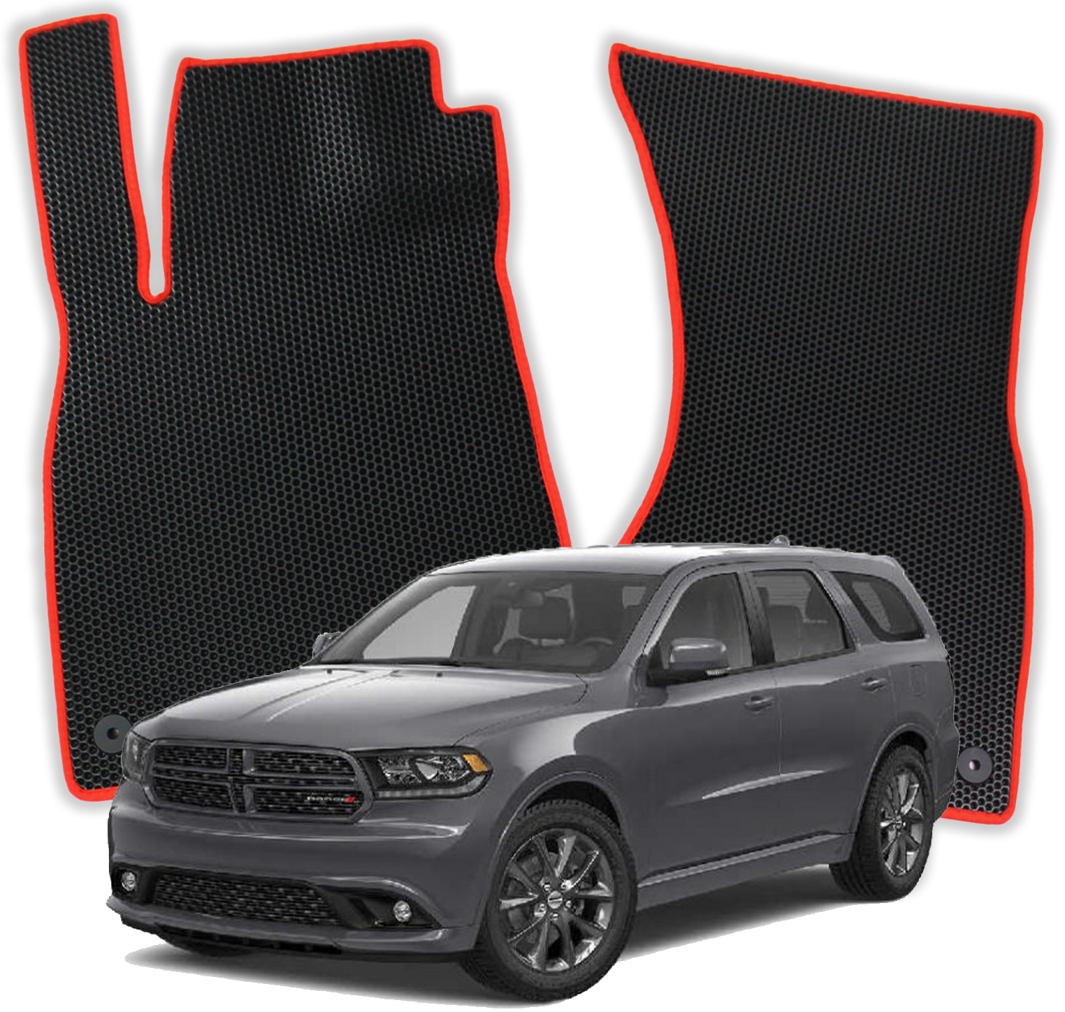 OMEVO EVA Fußmatten für Dodge Durango R/T 6-Sitzer WK2 3 gen SUV (2010-2025)