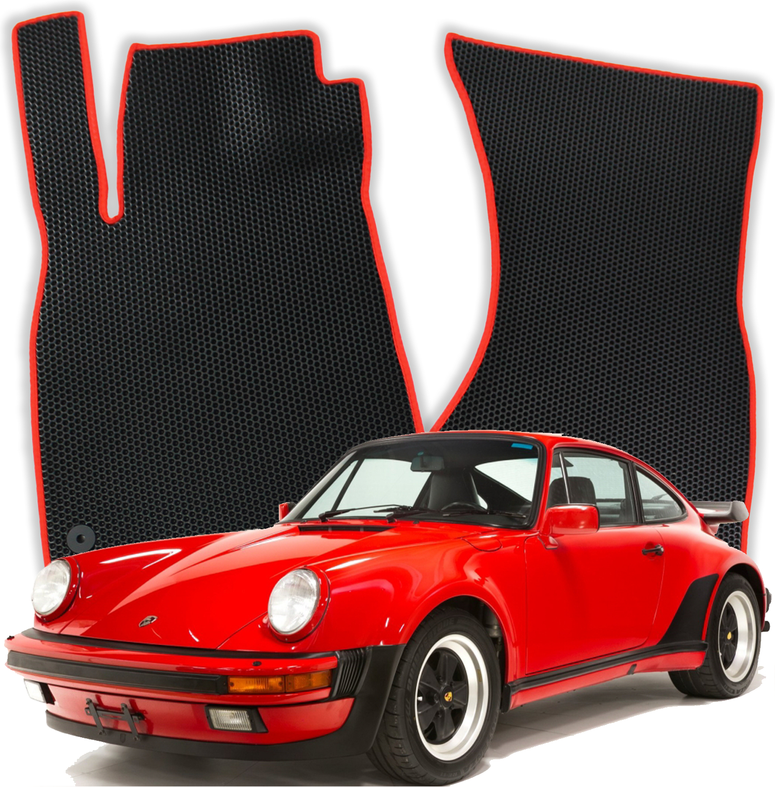 OMEVO EVA Fußmatten für Porsche 911 2 gen Coupe (1975-1989)