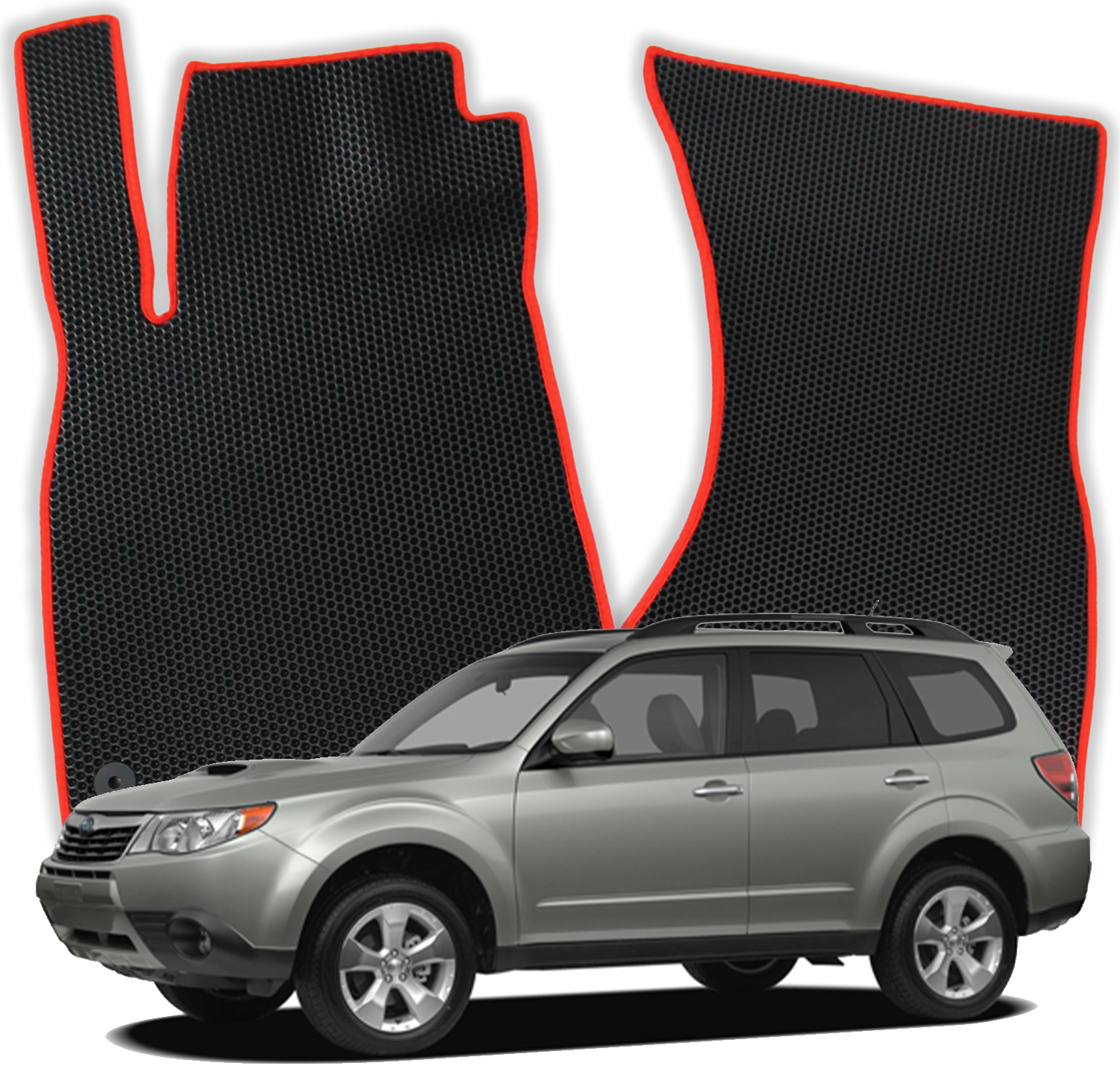 OMEVO EVA Fußmatten für Subaru Forester SH 3 gen SUV (2008-2013)