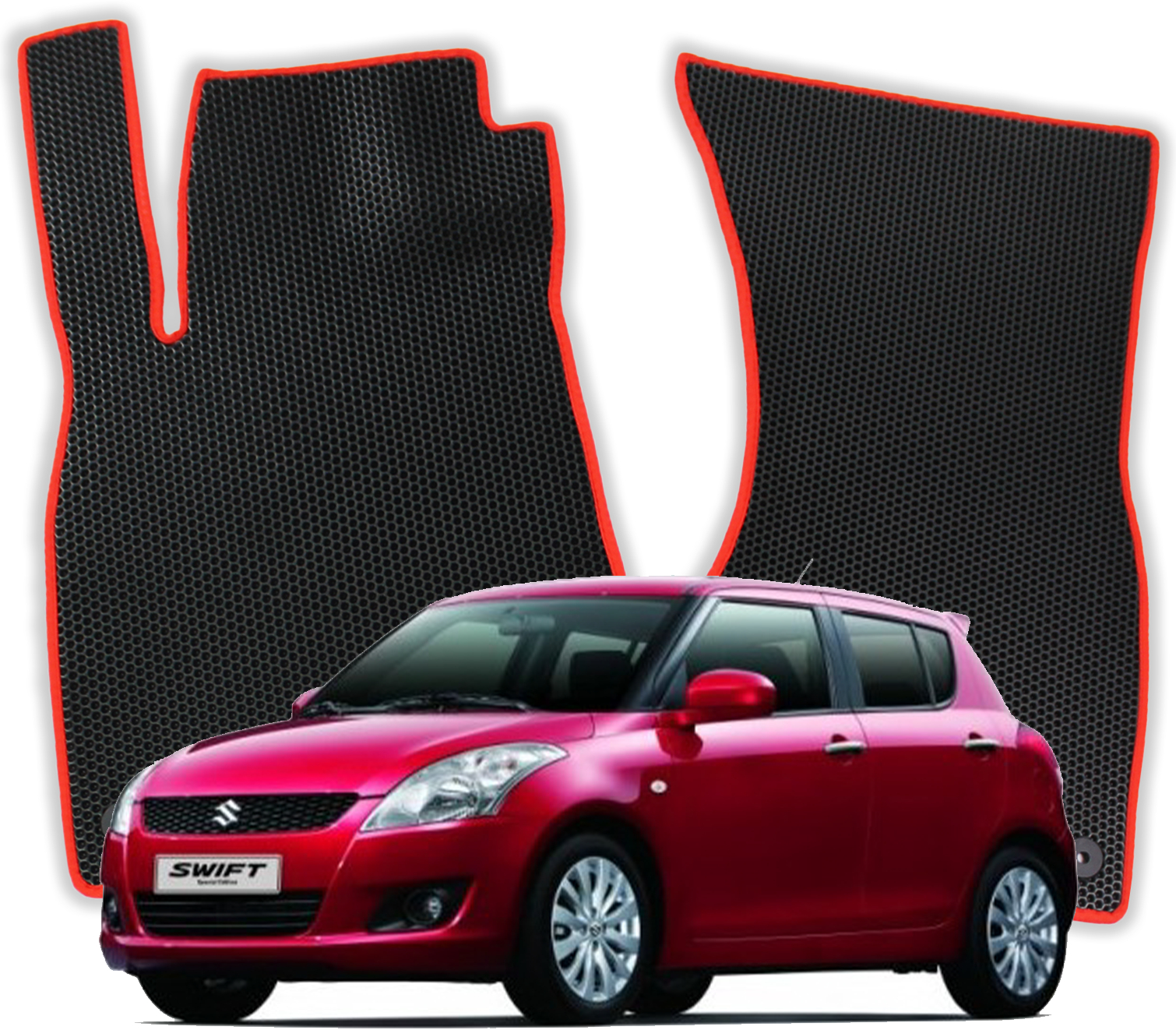 OMEVO EVA Fußmatten für Suzuki Swift 5 gen Kompakt 5 Türer (2010-2017)