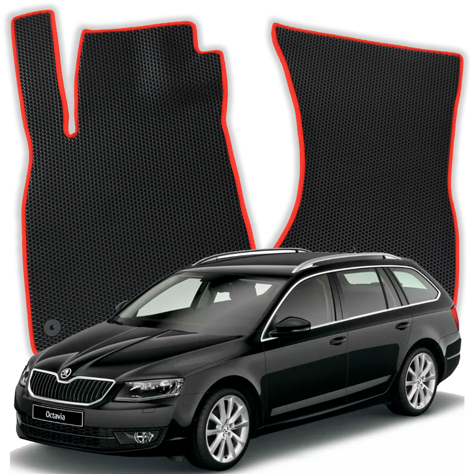 OMEVO EVA Fußmatten für Škoda Octavia 5E3 3 gen Kombi (2013-2020)