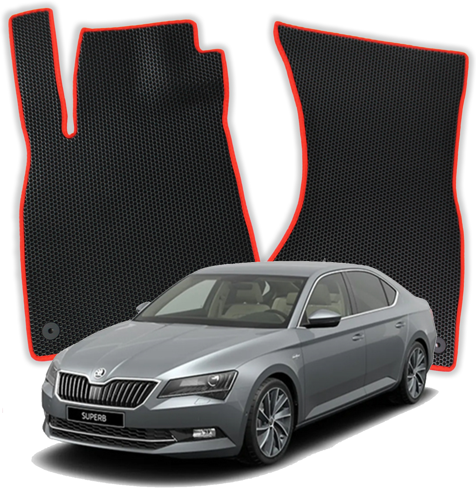 OMEVO EVA Fußmatten für Škoda Superb B8 3 gen Limousine (2015-2024)