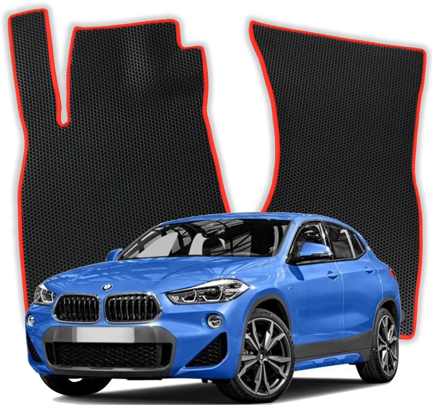 OMEVO EVA Fußmatten für BMW X2 F39 1 gen SUV 5 Türer (2018-2023)