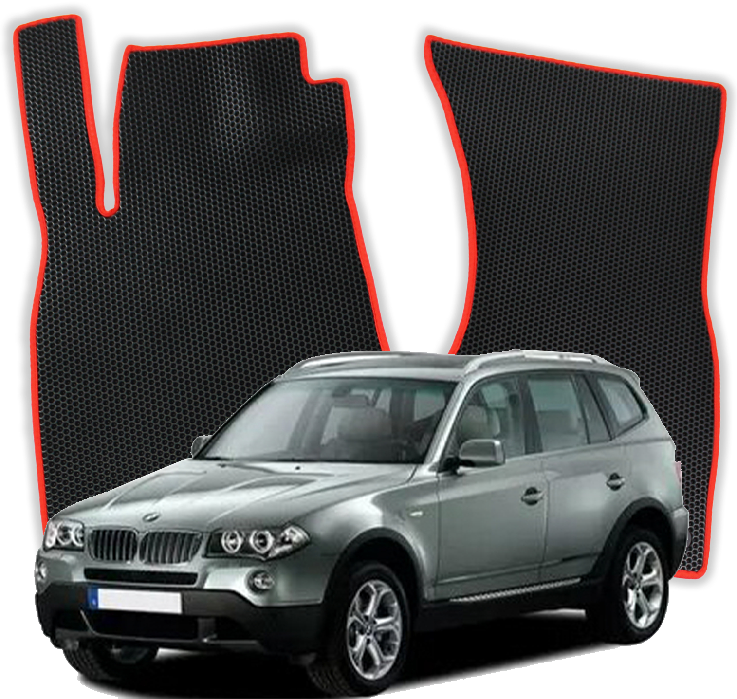 OMEVO EVA Fußmatten für BMW X3 E83 1 gen SUV (2003-2010)