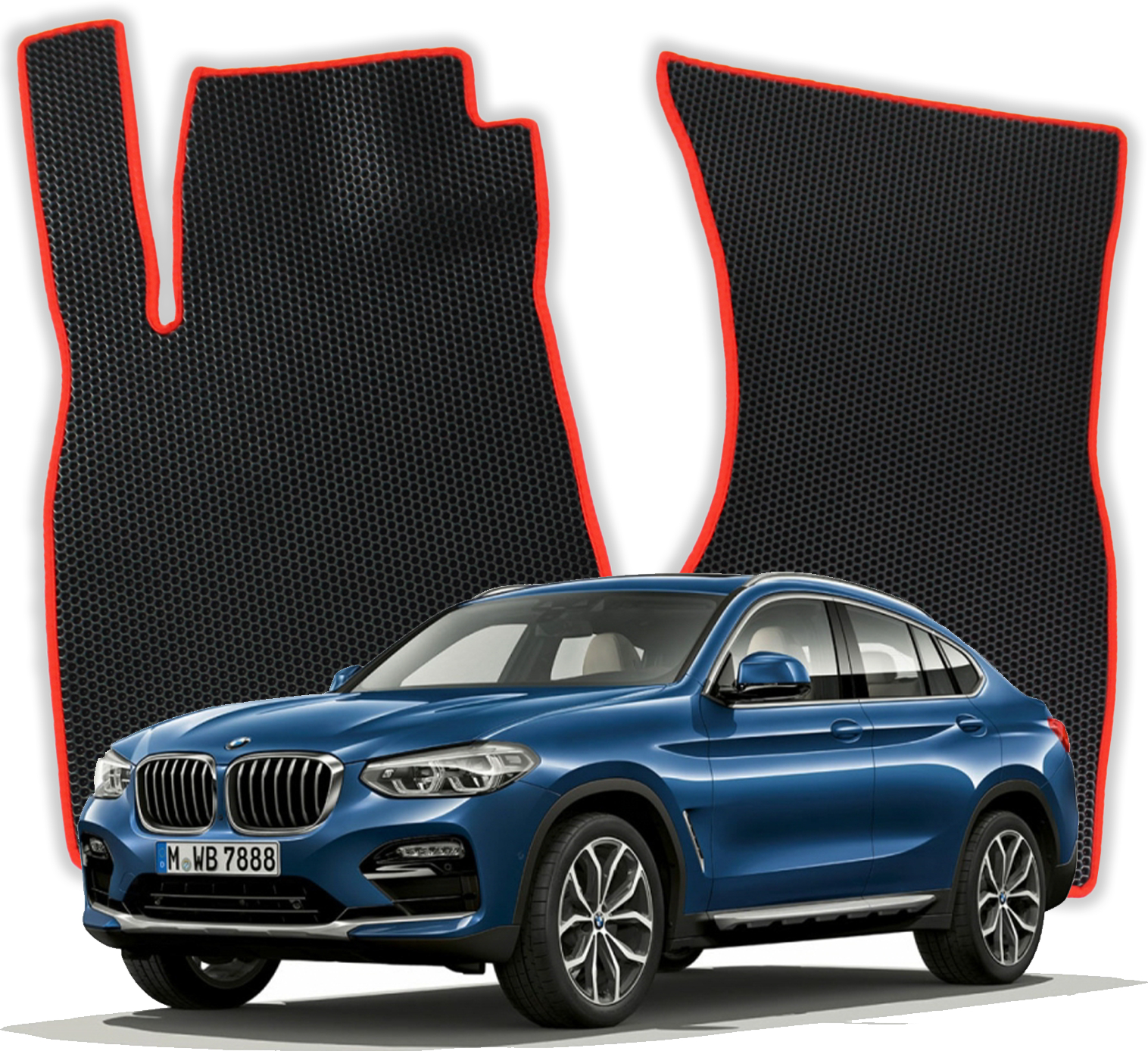 OMEVO EVA Fußmatten für BMW X4 G02 2 gen SUV (2018-2025)