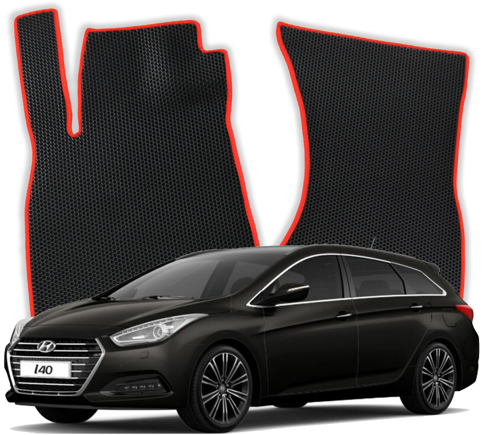 OMEVO EVA Fußmatten für Hyundai I40 1 gen Kombi (2011-2020)