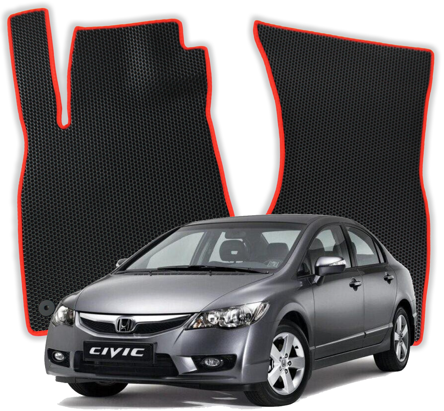 OMEVO EVA Fußmatten für Honda Civic 8 gen Limousine (2006-2011)