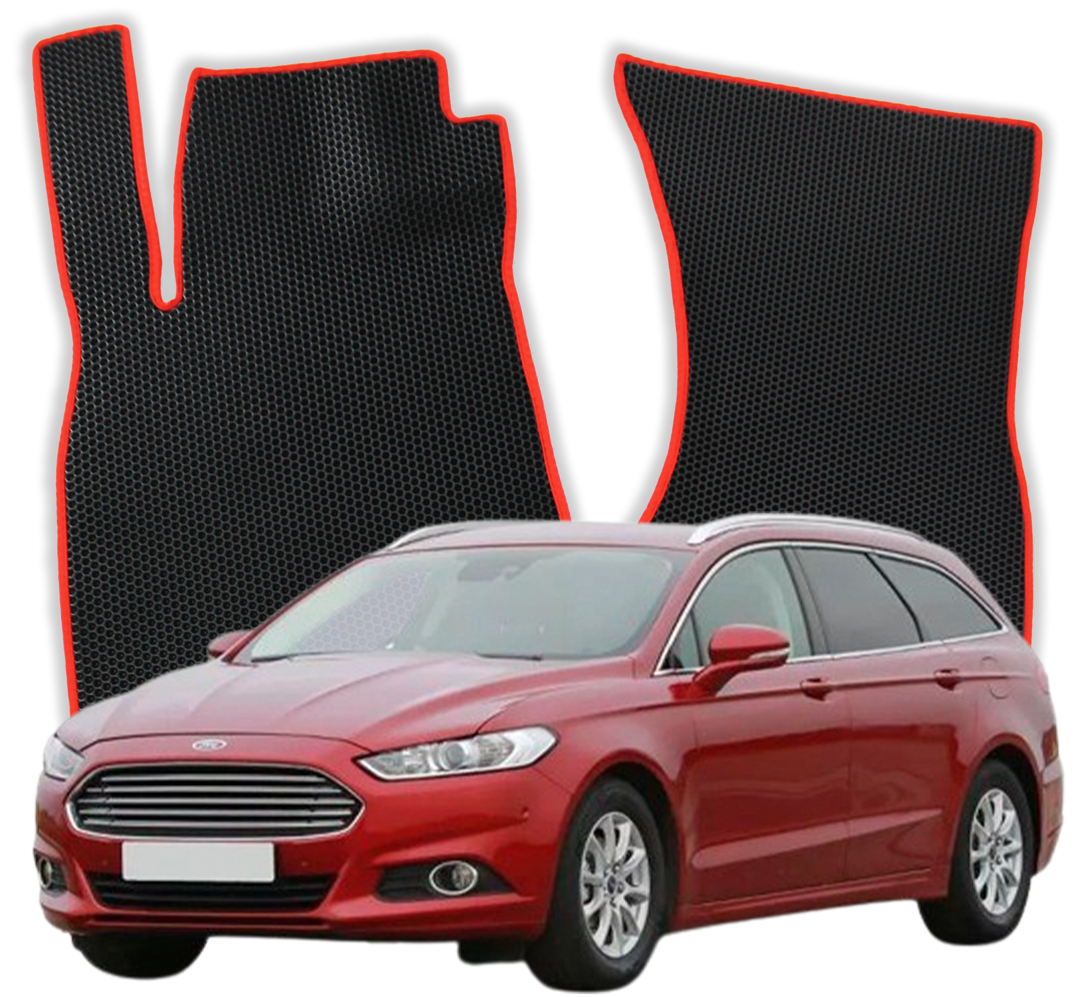 OMEVO EVA Fußmatten für Ford Mondeo MK5 5 gen Kombi (2014-2022)