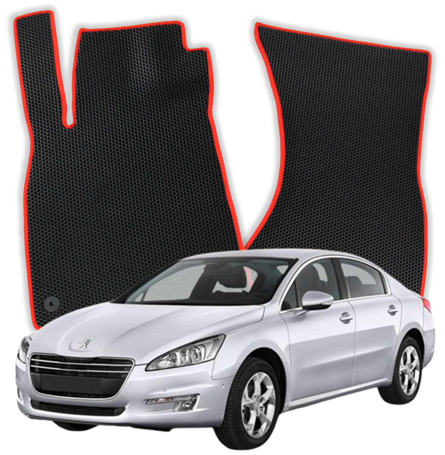 OMEVO EVA Fußmatten für Peugeot 508 1 gen Limousine (2010-2018)