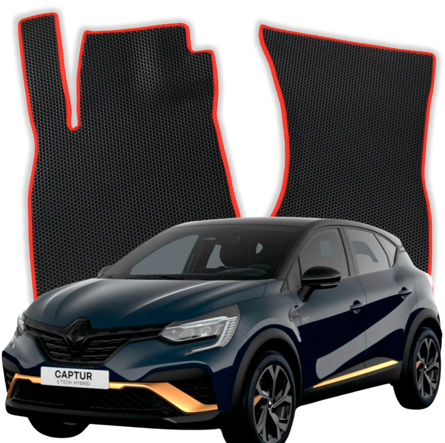 OMEVO EVA Fußmatten für Renault Captur XJB Hybrid 2 gen SUV (2019-2026)