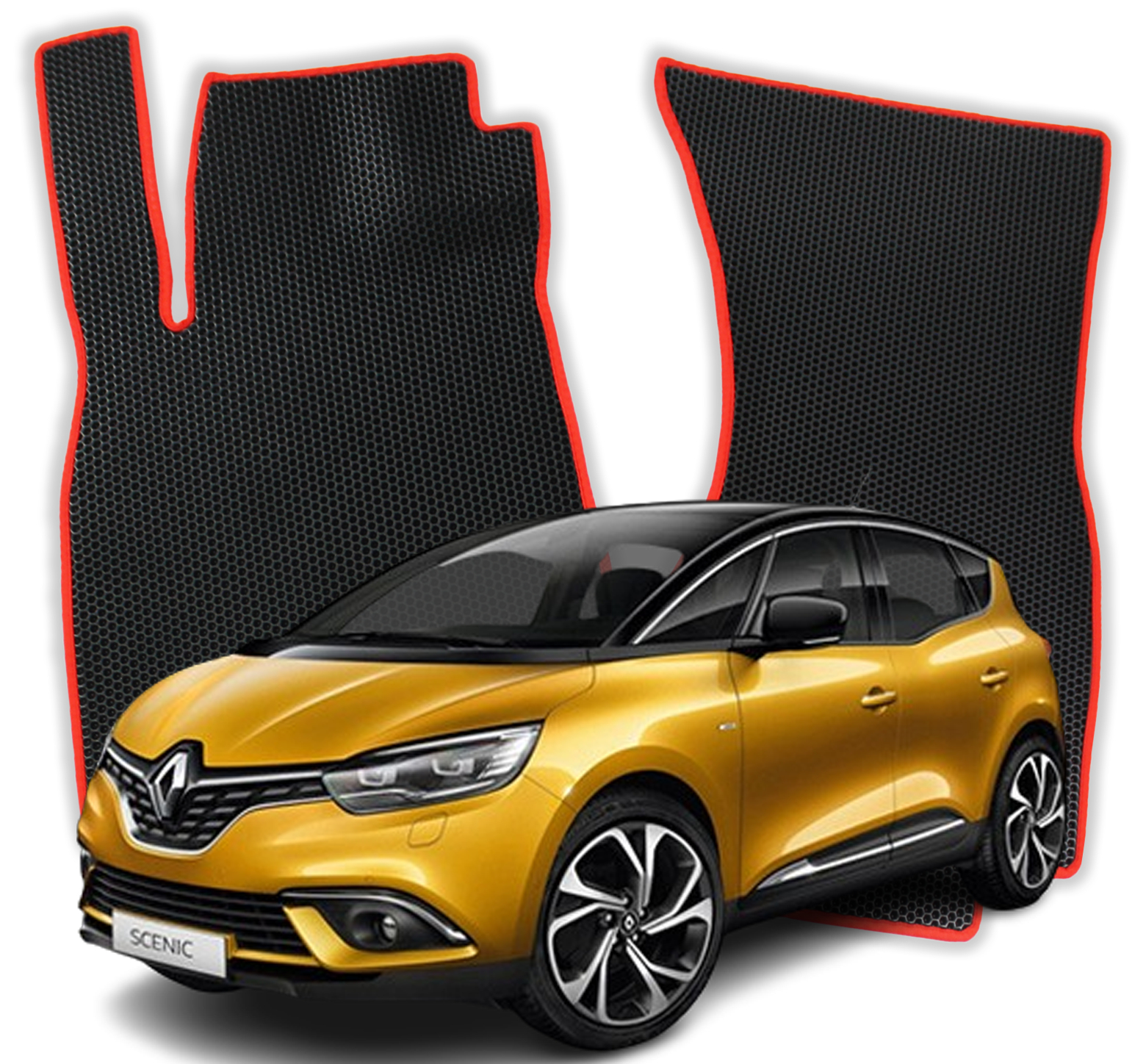 OMEVO EVA Fußmatten für Renault Scenic 4 gen Minivan (2016-2022)