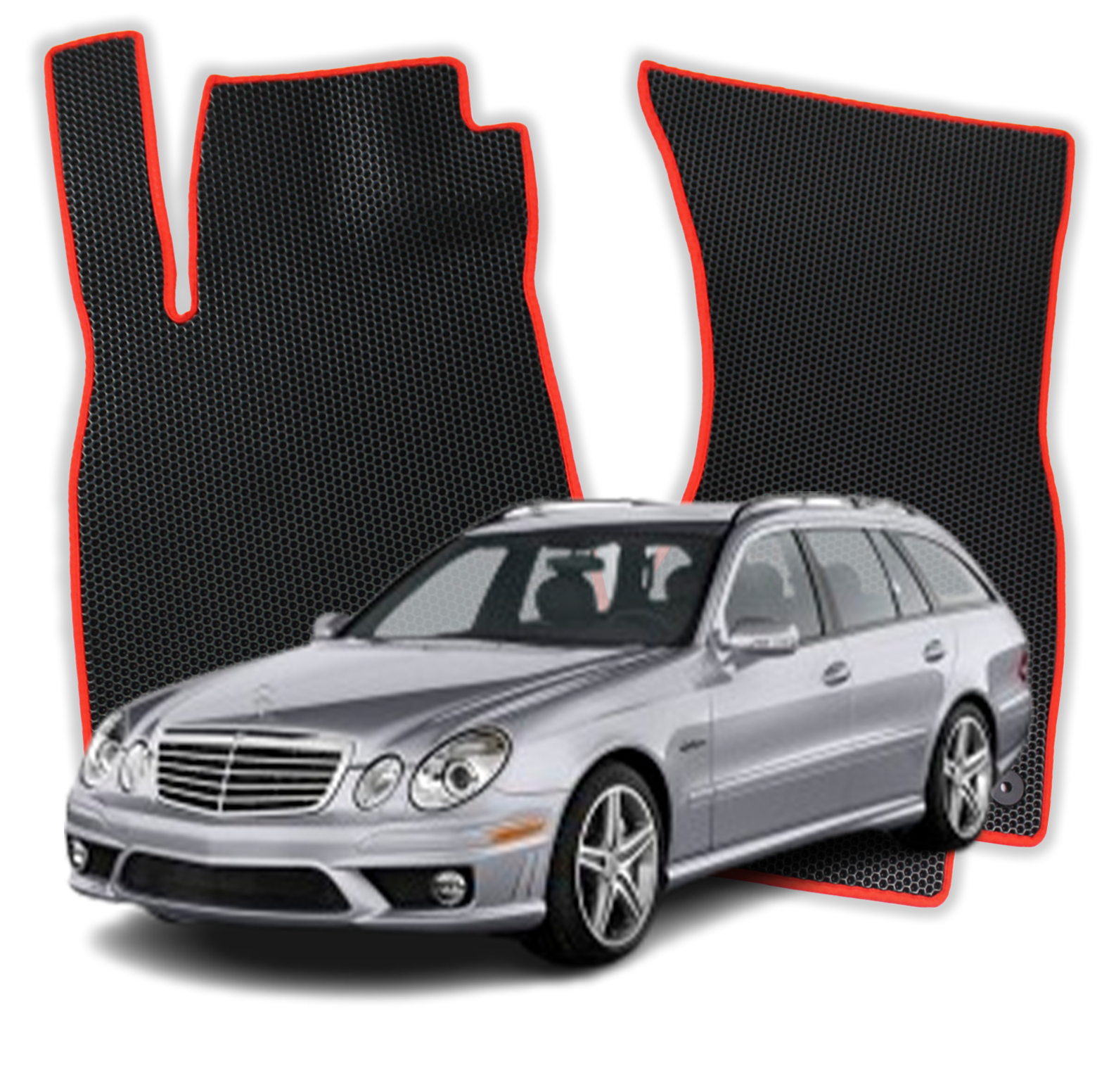 OMEVO EVA Fußmatten für Mercedes-Benz E-Klasse W211 3 gen Kombi (2003-2009)