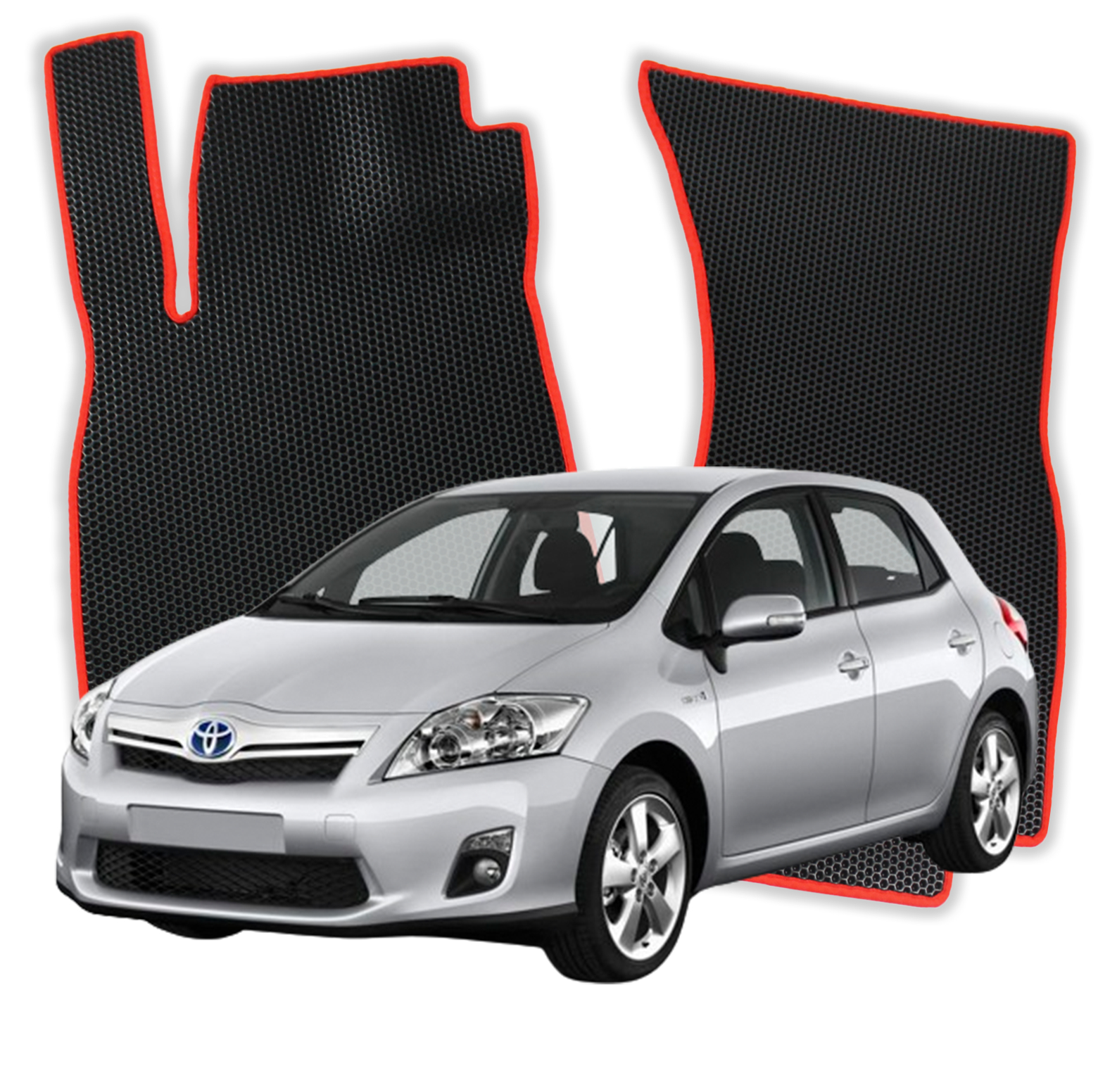 OMEVO EVA Fußmatten für Toyota Auris 1 gen Kompakt 5 Türer (2006-2013)