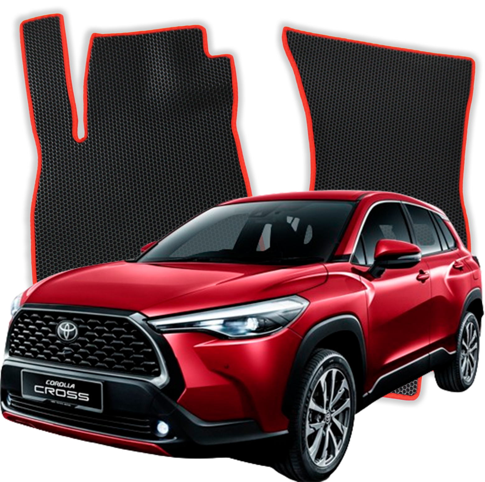 OMEVO EVA Fußmatten für Toyota Corolla Cross XG-10 1 gen SUV (2020-2025)