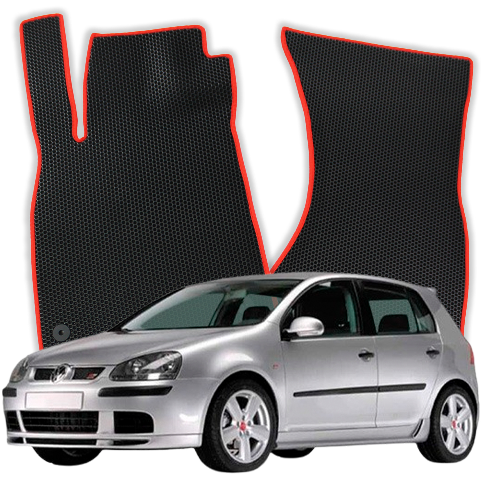 OMEVO EVA Fußmatten für Volkswagen Golf MK5 5 gen Kompakt 5 Türer (2003-2009)