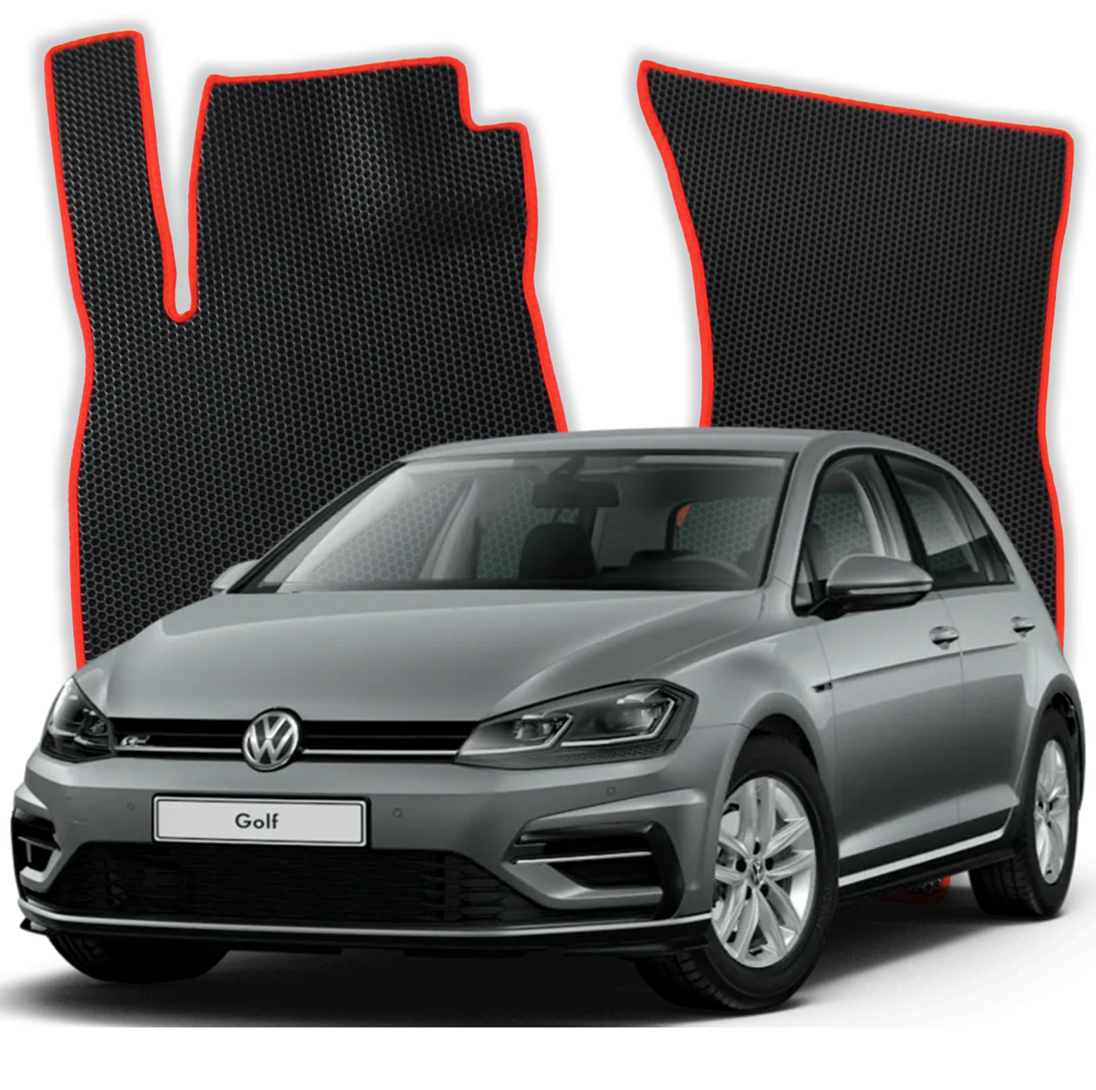 OMEVO EVA Fußmatten für Volkswagen Golf MK7 7 gen Kompakt 5 Türer (2012-2020)