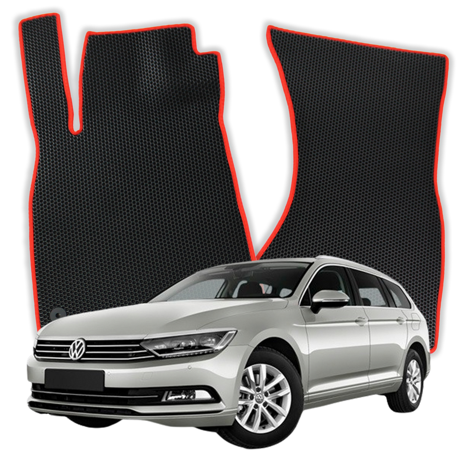 OMEVO EVA Fußmatten für Volkswagen Passat B8 8 gen Kombi (2014-2023)