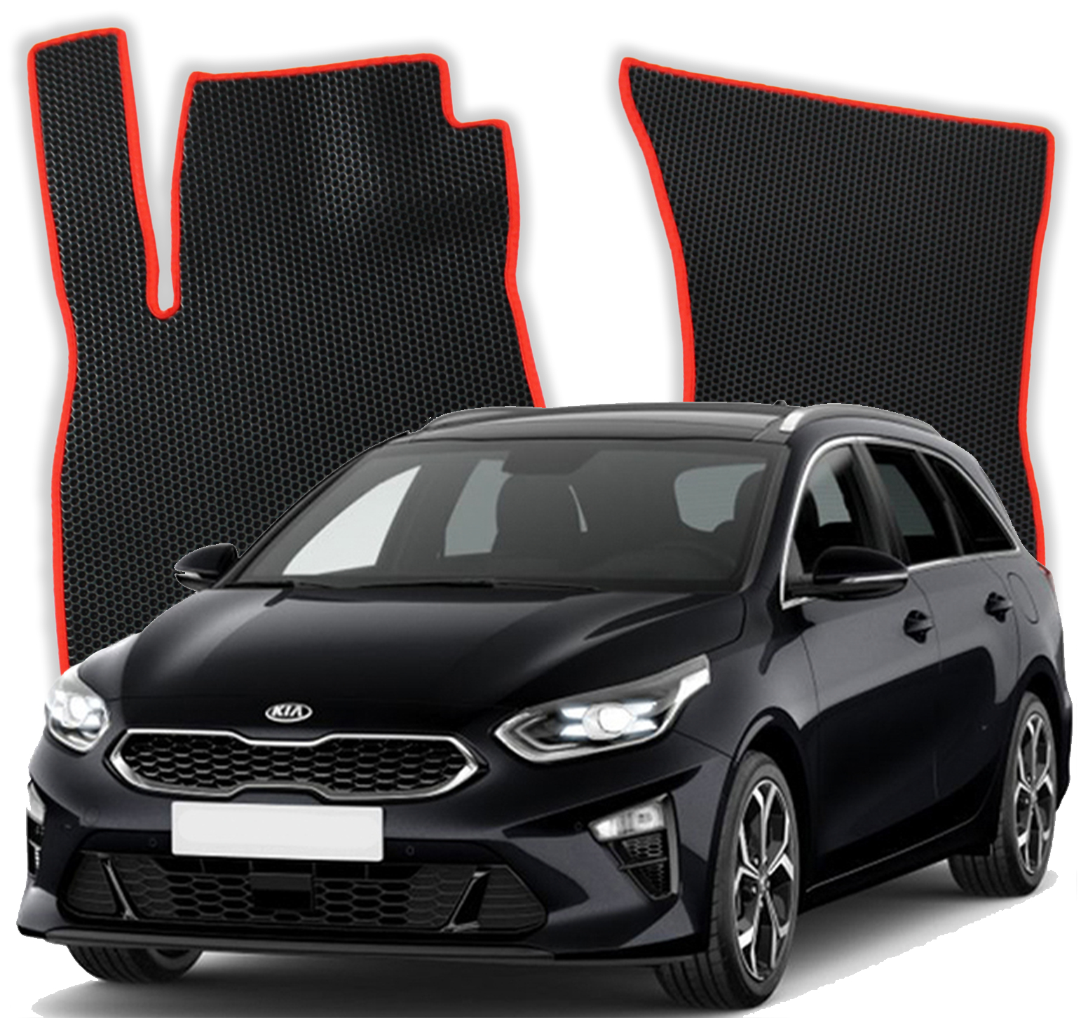 OMEVO EVA Fußmatten für Kia Ceed CD 3 gen Kombi (2018-2025)