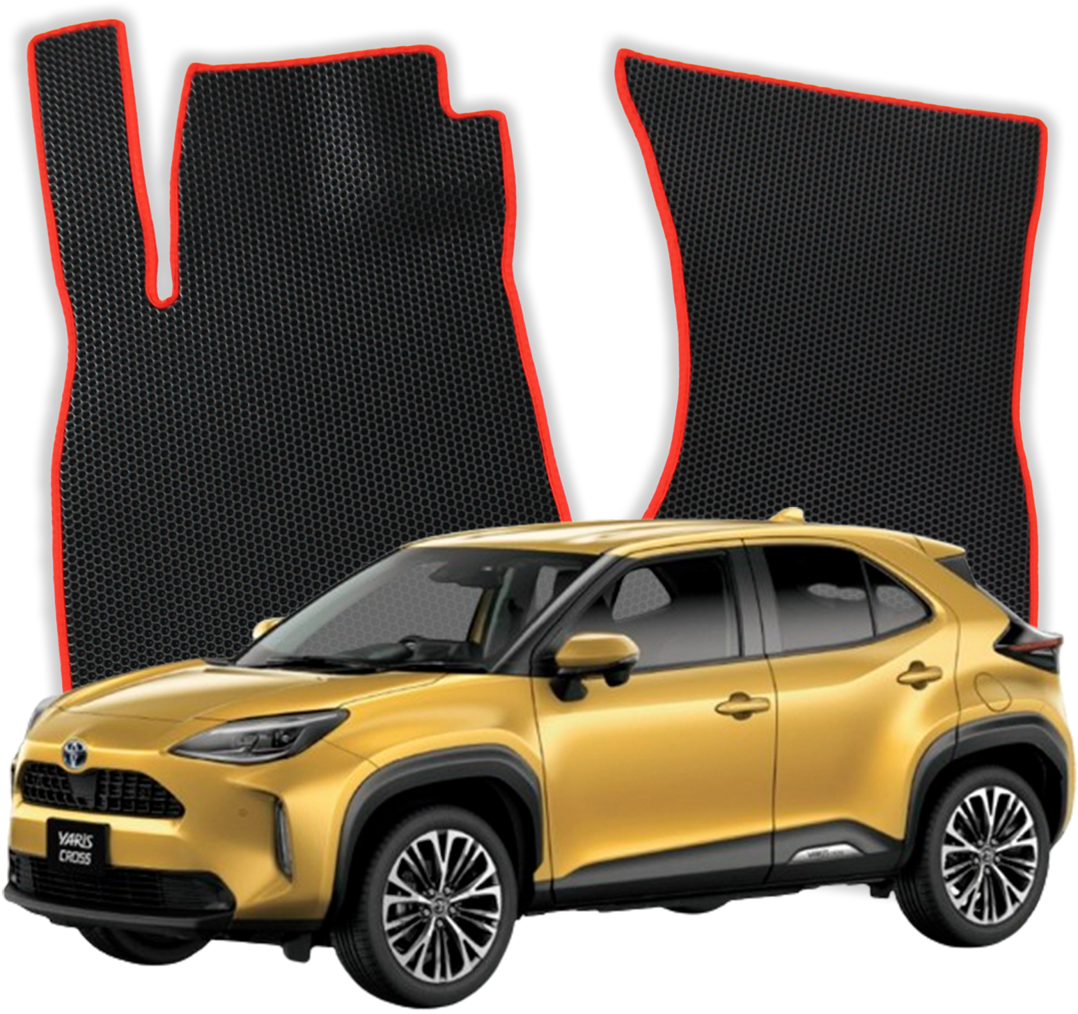 OMEVO EVA Fußmatten für Toyota Yaris Cross Hybrid 1 gen SUV (2020-2025)