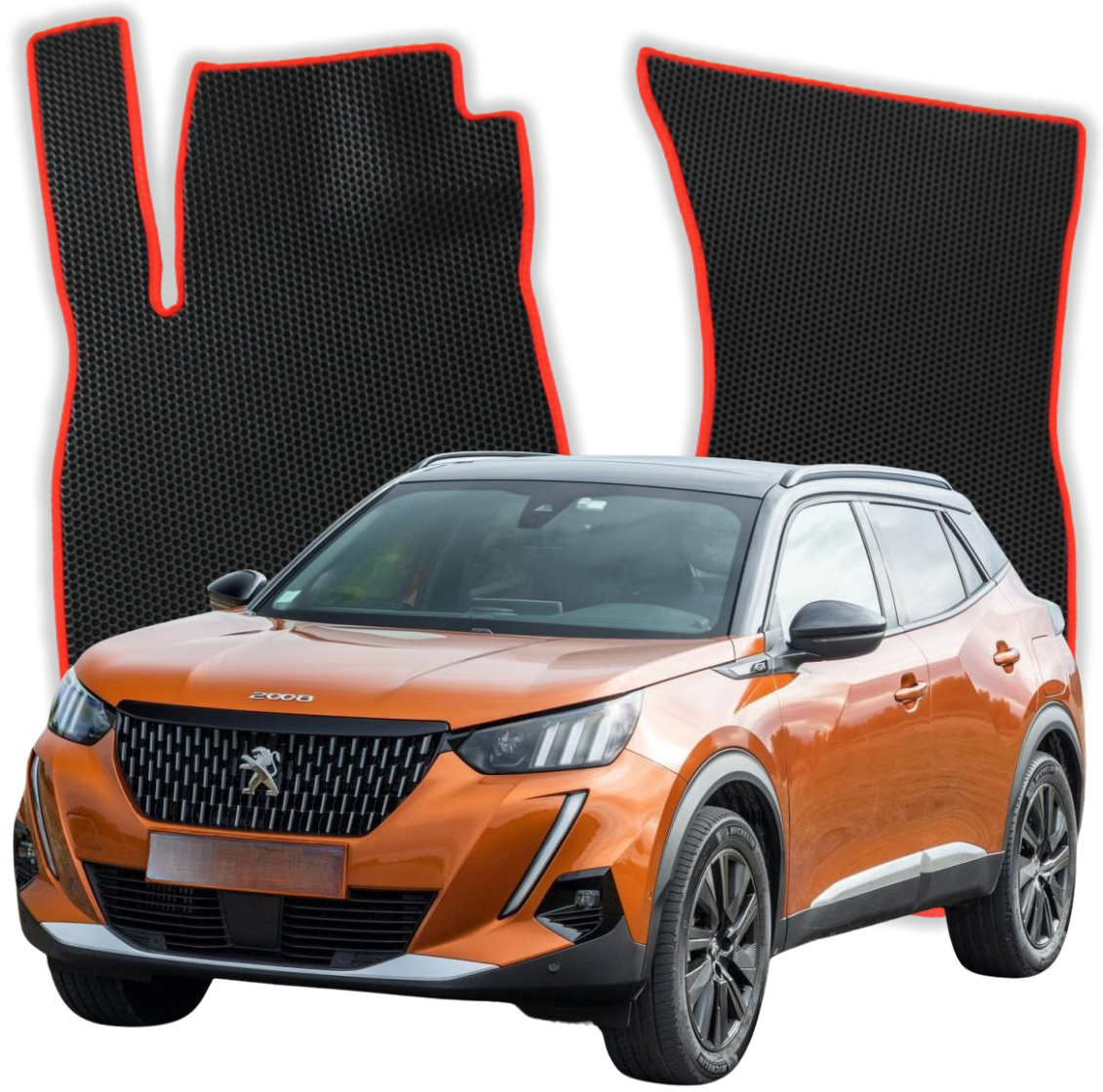 OMEVO EVA Fußmatten für Peugeot 2008 GT P24 2 gen SUV (2019-2026)