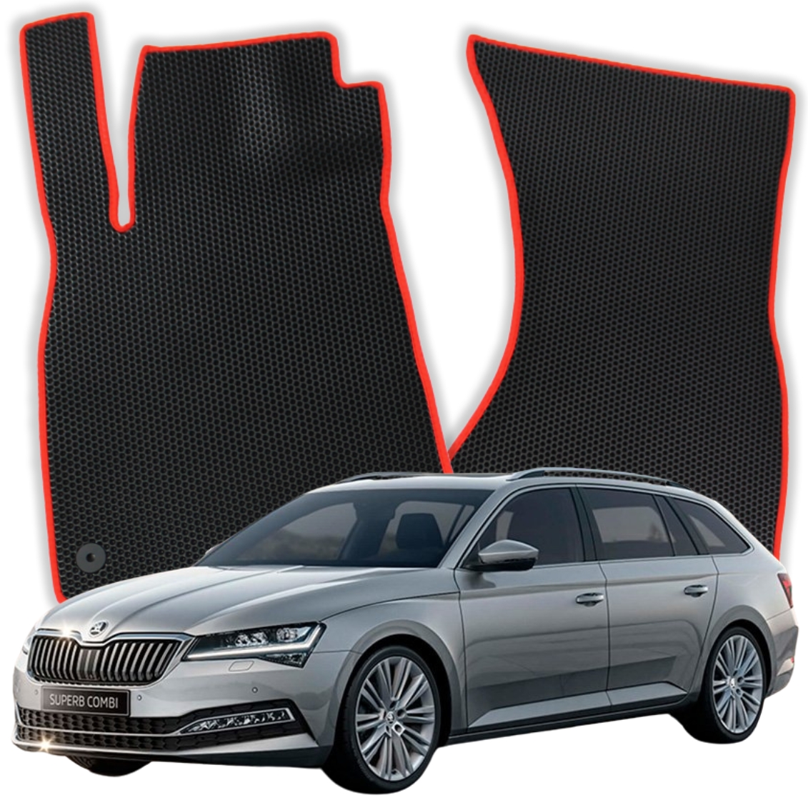 OMEVO EVA Fußmatten für Škoda Superb 4 gen Kombi (2023-2024)