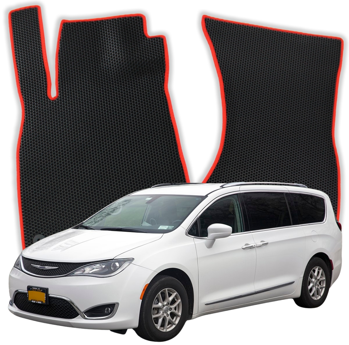 OMEVO EVA Fußmatten für Chrysler Pacifica Touring L 7-Sitzer 3 gen Minivan (2017-2025)