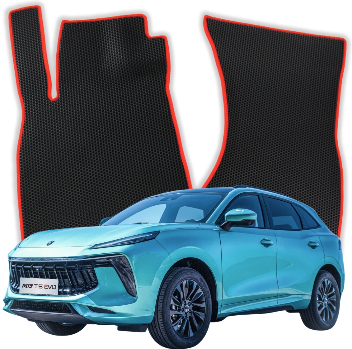OMEVO EVA Fußmatten für Forthing T5 EVO (T-Five) 1 gen SUV 5 Türer (2020-2025)