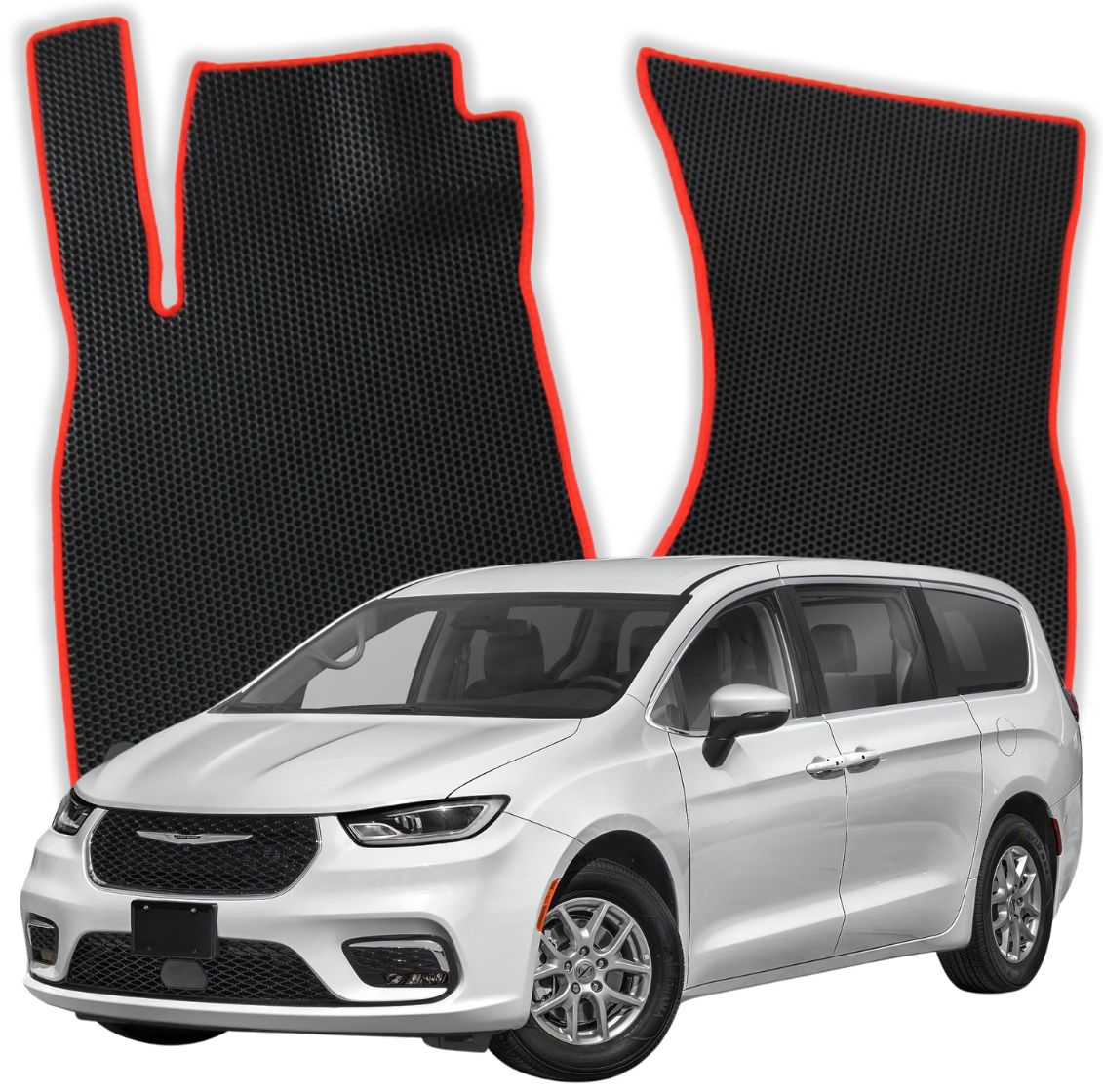 OMEVO EVA Fußmatten für Chrysler Pacifica Touring L 8-Sitzer 3 gen Minivan (2017-2025)