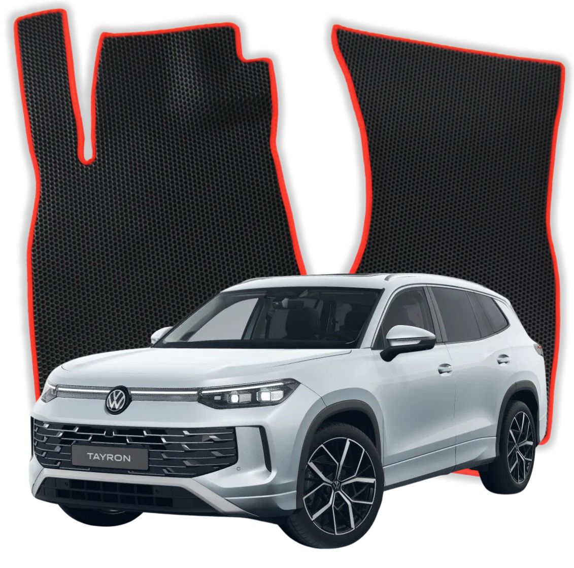 OMEVO EVA Fußmatten für Volkswagen Tayron Elegance, 5-Sitzer 2 gen SUV (2024-2025)
